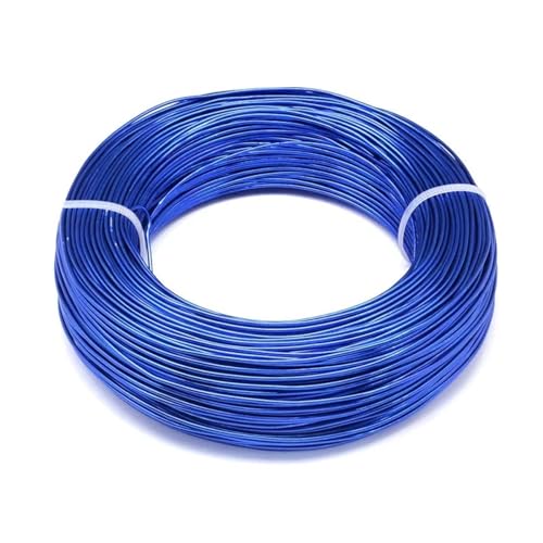 GSCLZ Aluminiumdraht 500 g 0,8/1/1,5/2/3/3,5/4/5/6 mm Aluminiumdraht-Schmuckzubehör for die Schmuckherstellung for Selbermachen(Royalblue Color,2mm About 55m) von GSCLZ