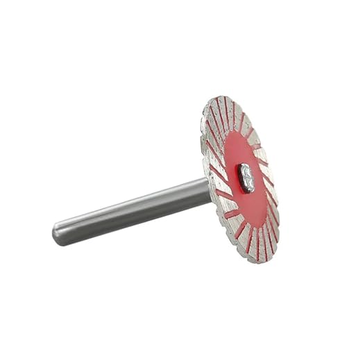 Diamantschleifscheibe, Diamant-Turbine Schleifsche 40mm Diamant-Trennscheibe 6mm Schaft Kreissägeblatt Schleifscheibe Schleifrad for Holz Metall Stein Granit Marmor von GSHUPIOU