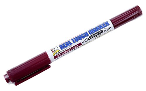 MR.HOBBY\ミスターホビー GM404 Gundam Marker, Real Touch, Filzstifte, Zum Bemalen von Gunpla, Red 1, Extra fein, Fein MR.HOBBY\ミスターホビー GM404 Gundam Marker, Real Touch, Filzstifte, Zum Bemalen von Gunpla, Red 1, Extra fein, Fein von GSI Creos