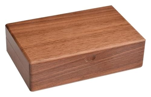 GSUNLEO Schmuck-Organizer-Box, Schmuckschatulle, Massivholz-Aufbewahrungsbox, Tisch-Halskette, Armband, Holzkiste von GSUNLEO