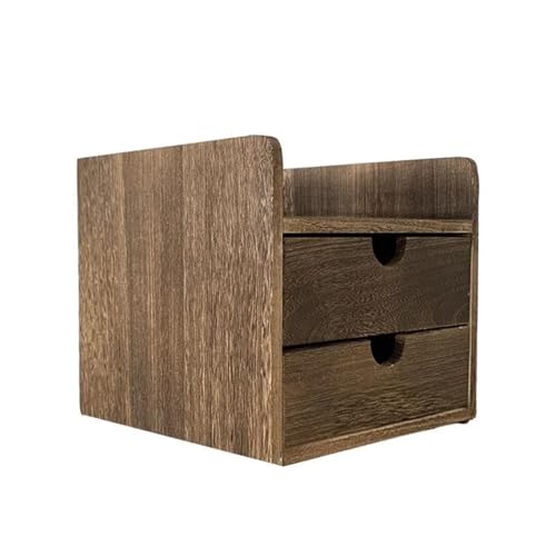 Ringbox für Schreibtisch Schublade Verschiedene Artikel Massivholz Schmuckschatulle Schmuckschatulle Studentenwohnheim Kosmetik Ringbox (One Color 2) von GTORCZDF