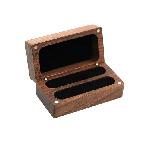 Ringschatulle aus Holz, Schmuckschatulle, große Kapazität, Reise-Aufbewahrungsbox, Ohrring-Ring-Aufbewahrung, Damen, Geschenkaufbewahrung, Geschenke, Perlenetui, Ringboxen für Schmuck von GTORCZDF