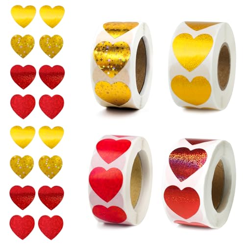 GTOTd Love Liebe Sticker Aufkleber (2000 Stück) Cute Love Merch fur Valentine's Day Decor, Labels Gift Pack Wrap, Geschenke Deko für Laptop Wasserflasche von GTOTd