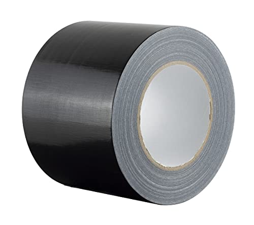 GTSE - Gewebeband Schwarz - 100 mm x 50 m - strapazierfähiges Panzerband - wasserdichtes Klebeband zum Reparieren, Befestigen, Bündeln, Verstärken und Abdichten - 1 Rolle von GTSE