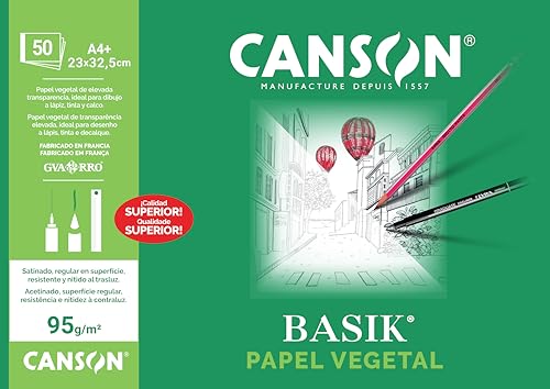 GUARRO CANSON 200400714 50 Blätter Malblock A4+ 90G von Canson