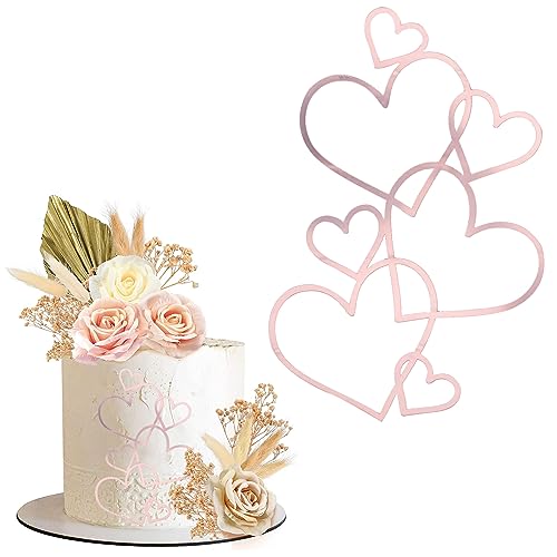 GUGUGO Cake Topper Hochzeit, Tortendeko Hochzeit, Hochzeitstorte Deko, Mr & Mrs Deko Hochzeit, Hochzeitstorte Topper, Tortenstecker Hochzeit, Deko Hochzeitstorte, Torten Topper Hochzeit, Hochzeit Deko von GUGUGO