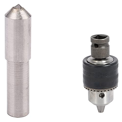 1 x Schleifscheiben-Rad mit 11 mm Durchmesser und 1 x 1,5–13 mm Bohrfutter-Bohrfutter-Adapter von GUIJIALY