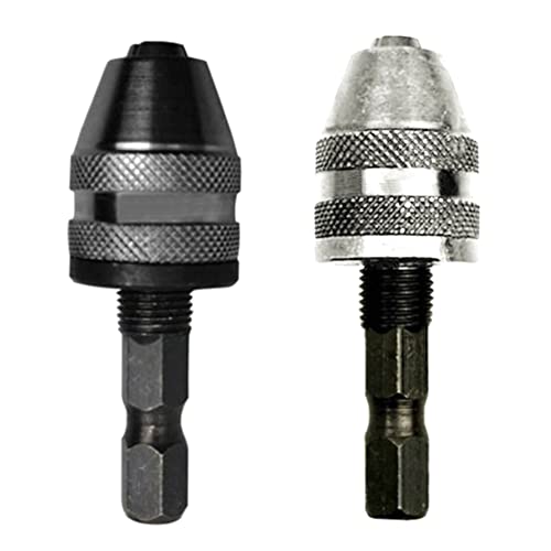 HexDrill Bohrfutter, schlüsselloser Schraubendreher, Schlagschrauber-Adapter, Elektromotorfutter, Sechskant, 0,3–8 mm von GUIJIALY