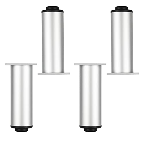 GUIXAN 4er-Set Möbelbeine aus Metall, Schrankbeine aus Aluminiumlegierung, Tischbeine, Bettschränke, Bücherregalfüße, Ersatzfüße für Sofa, Couch, Küchenregale, höhenverstellbare Füße, mit GUIXAN 4er-Set Möbelbeine aus Metall, Schrankbeine aus Aluminiumlegierung, Tischbeine, Bettschränke, Bücherregalfüße, Ersatzfüße für Sofa, Couch, Küchenregale, höhenverstellbare Füße, mit von GUIXAN