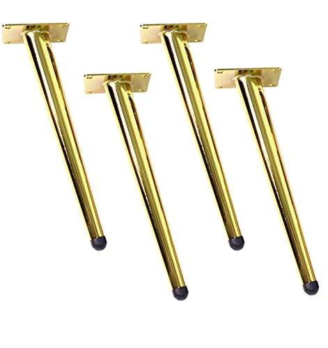 Möbelbeine, Moderne Sofabeine aus Metall, konische Möbelstützfüße, Ersatzbein für Bett, Couch, Stuhl, Ottomane, Schrank, Tisch, Küchenschrank, Bücherregal, 4er-Set, mehrere Größen Möbelbeine, Moderne Sofabeine aus Metall, konische Möbelstützfüße, Ersatzbein für Bett, Couch, Stuhl, Ottomane, Schrank, Tisch, Küchenschrank, Bücherregal, 4er-Set, mehrere Größen von GUIXAN