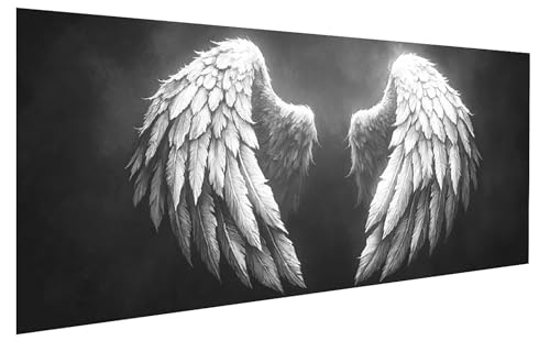 Engel Malen Nach Zahlen Erwachsene, Malen Nach Zahlen FlüGel Malen Nach Zahlen ab 11 Jahre Mädchen, DIY Bastelset Erwachsene Anfänger Acrylfarben Painting für Home Decor, Rahmenlos 60x120 cm W-7511 von GUKUGEKO