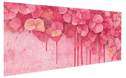 Malen Nach Zahlen Erwachsene Blume, LandschaftMalen Nach Zahlen Kinder, DIY Paint by Numbers Leinwand mit Pinseln Und Acrylfarben für Zimmer Deko, Geschenk für Frauen, Ohne Rahmen 100x200 cm W-1026 von GUKUGEKO