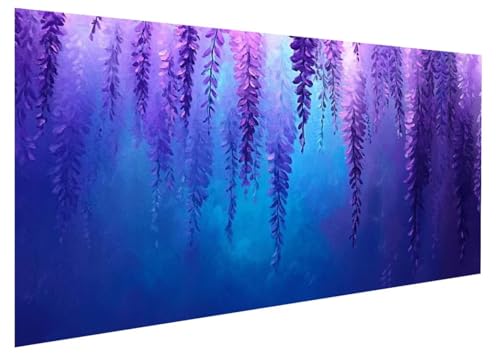 Pflanze Malen Nach Zahlen Erwachsene, Malen Nach Zahlen Blume Malen Nach Zahlen ab 10 Jahre Mädchen, DIY Bastelset Erwachsene Anfänger Acrylfarben Painting für Home Decor Asthetik 50x100 cm W-7852 von GUKUGEKO