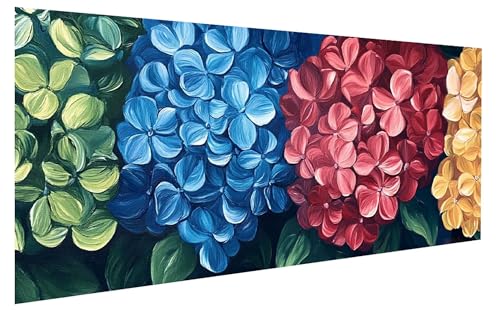 Pflanze Malen Nach Zahlen Erwachsene, Malen Nach Zahlen Blume Malen Nach Zahlen ab 15 Jahre Mädchen, DIY Bastelset Erwachsene Anfänger Acrylfarben Painting für Home Decor Asthetik 100x200 cm W-3951 von GUKUGEKO