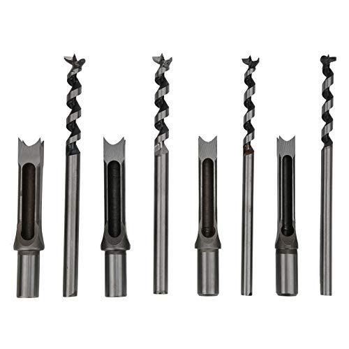 GULEEK 4-teiliges Holzbearbeitungs-Vierkantloch-Bohrer-Set, 14–19 mm, Premium-Lagerstahl, unverzichtbares Zubehör für Heimwerker-Projekte, Tischlerei von GULEEK