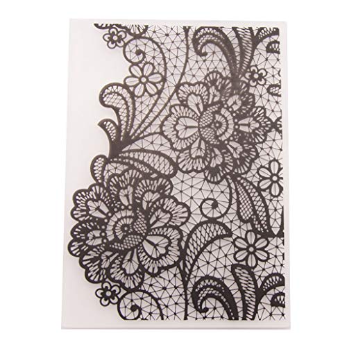 GUMEI Plastic Embossing Folder Vorlage DIY Scrapbook Fotoalbum Karte Herstellung Dekoration Handwerk Blumennetz von GUMEI