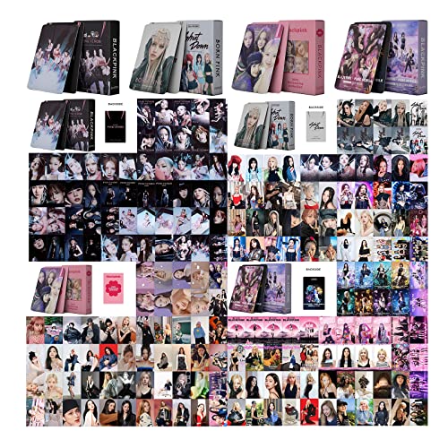 Black Pink Merch Blackpink Fanartikel 220 Pcs Lomo Card New Album Photocard Kpop Merchandise von GUNBAK