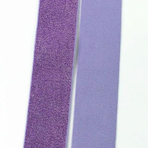 GUOZHAN 3/5/10 Meter 25–50 mm Seide Nylon elastisches Band Polyester Gurtband Gürtel Gummiband DIY Bund Kleidergürtel Nähzubehör von GUOZHAN