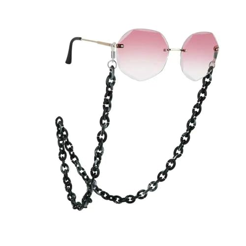 GUOZHAN Acryl Sonnenbrillenkette Damen Herren Hängt Brillenkette Brillenkordelhalter Umhängeband Lanyard Brillenzubehör GUOZHAN Acryl Sonnenbrillenkette Damen Herren Hängt Brillenkette Brillenkordelhalter Umhängeband Lanyard Brillenzubehör von GUOZHAN