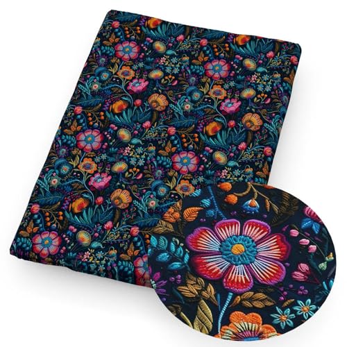 GUOZHAN Stickerei Blüten Blumen Blumendruck Polyester Reine Baumwolle Material Patchwork Gewebe Nähen Quilten Stoffe Handarbeit von GUOZHAN