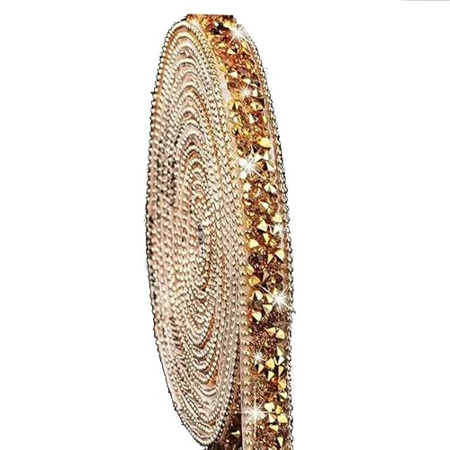 1/3 Yards Kristall Strass Band Diamant Funkelnden Bling Bänder Rolle Banding Gürtel Wrap Für Hochzeit Kuchen Geburtstag Handwerk Dezember von GUOZIF