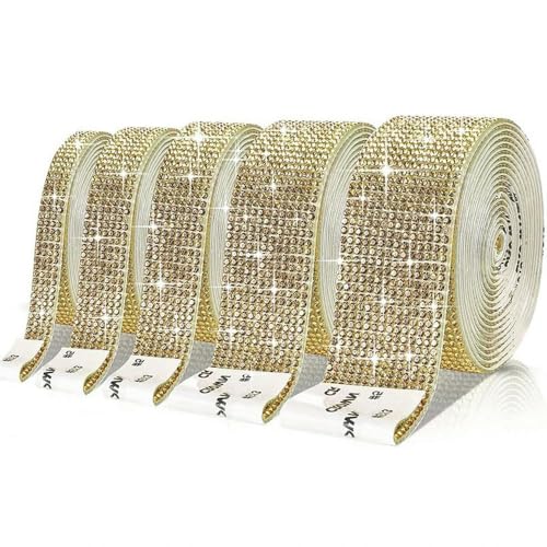 GUOZIF 1 Yard Selbst Klebeband Strass Band DIY Aufkleber Kunst Handwerk von GUOZIF