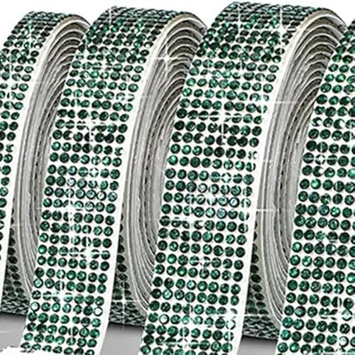 GUOZIF 1 Yard Selbstklebende Kristall Strass Diamant Glitter Strass DIY Aufkleber Für Dekoration Telefon Kamera Kunst Handwerk Hochzeit Party von GUOZIF