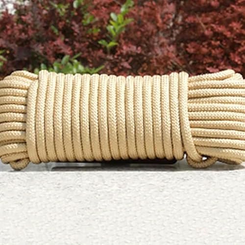 GUOZIF 10 m geflochtene Nylonschnur – 2–8 mm Seil zur Schmuckherstellung, zum Häkeln, für Paracord-Armbänder und Schlüsselbänder. von GUOZIF