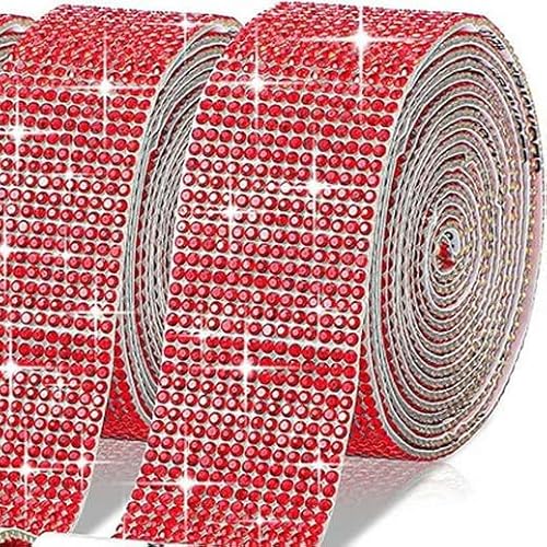 GUOZIF 1yard Selbstklebende Kristall Strass Aufkleber Diamant Band DIY Aufkleber Strass Kunst Handwerk Auto Telefon Dekoration von GUOZIF