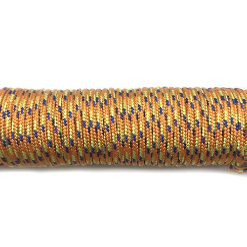 GUOZIF 2 mm Paracord-Seil – 100 Fuß/50 Fuß einadrige Fallschirmschnur für Camping, Wandern, Zelte und Schlüsselbänder. von GUOZIF