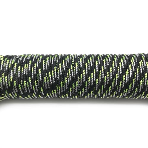 GUOZIF 2 mm Paracord-Seil – 100 Fuß/50 Fuß einadrige Fallschirmschnur für Camping, Wandern, Zelte und Schlüsselbänder. von GUOZIF