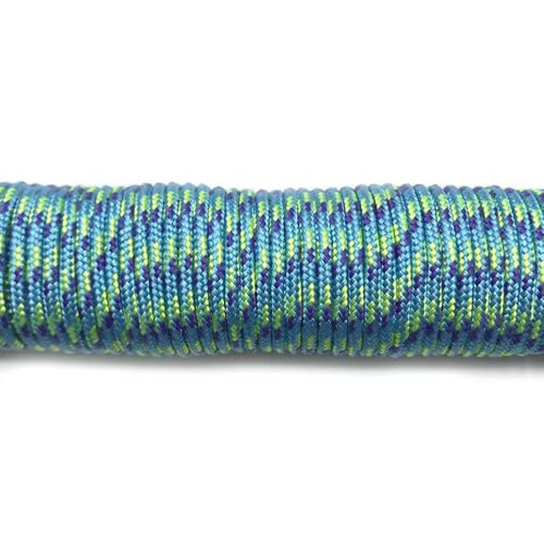 GUOZIF 2 mm Paracord-Seil – 100 Fuß/50 Fuß einadrige Fallschirmschnur für Camping, Wandern, Zelte und Schlüsselbänder. von GUOZIF