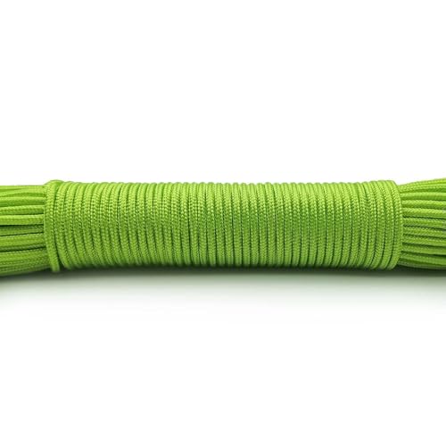 GUOZIF 2 mm Paracord-Seil – 100 m robuste Kordel für Camping, Klettern, Schlüsselbänder und Paracord-Armbänder von GUOZIF