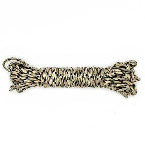 GUOZIF 2mm Paracord-Seil mit einem Strangkern, mehrfarbige Kordel zur Herstellung von Armbändern und Schmuck, Paracorde-Kletterseil von GUOZIF