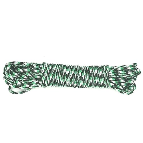 GUOZIF 2mm Paracord-Seil mit einem Strangkern, mehrfarbige Kordel zur Herstellung von Armbändern und Schmuck, Paracorde-Kletterseil von GUOZIF