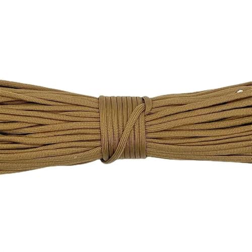 GUOZIF 7-adriges 550lb Paracord, 30 m Durchmesser, 4 mm Fallschirmseil, Zeltzubehör für die DIY-Herstellung von Schlüsselbändern, Armbändern, Hundehalsbändern von GUOZIF