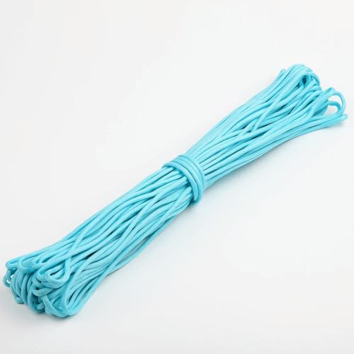 GUOZIF 9-adriges leuchtendes Paracord-Seil, 550 lb, 4 mm, Nylon, Fallschirmseil, im Dunkeln Leuchtend, für den Außenbereich, Lanyard, Campingzelt-Schnur von GUOZIF