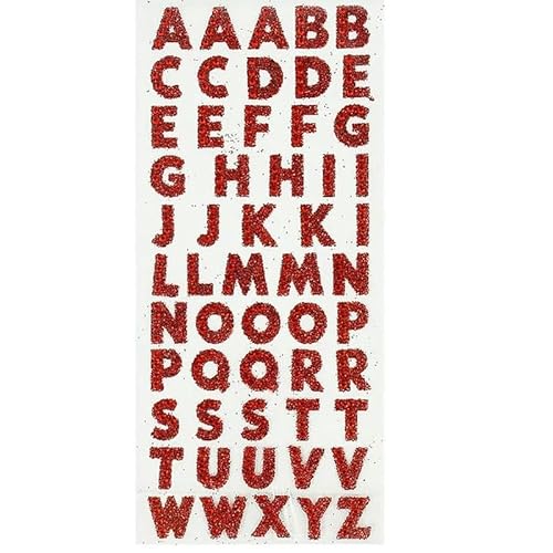 GUOZIF Glitter Alphabet Strass Selbst Klebe Scrapbooking Aufkleber Kleidung Zubehör DIY PC Telefon Dekor Englisch Buchstaben Aufkleber von GUOZIF