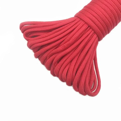 GUOZIF Größe Dia.4mm 7 Standkerne Paracord Fallschirm-Schnur Lanyard Klettern Camping Seil Wandern Wäscheleine Armband von GUOZIF