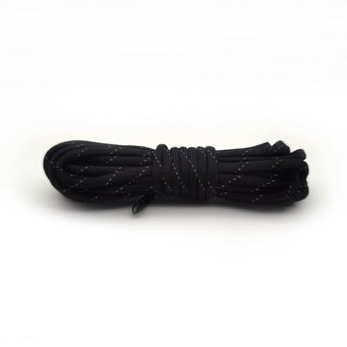 GUOZIF Länge 5 m/10 m 7-strängiges reflektierendes Paracord, 4 mm Durchmesser Outdoor-Camping-Zeltseil-Armband geflochtenes Seil Nachtreflektierendes Seil von GUOZIF