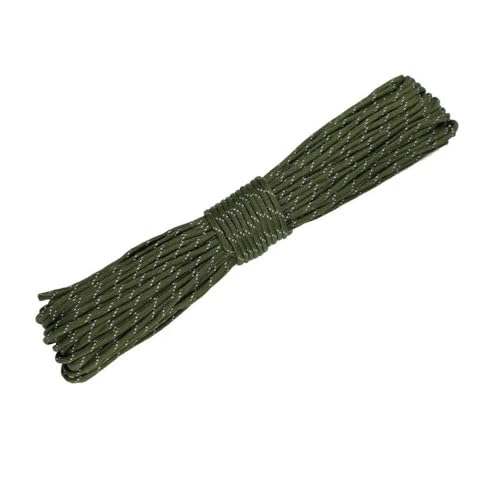 GUOZIF Reflektierendes Paracord-Seil, 7 Stränge, Taktische Fallschirmschnur, Campingzeltseil, Warnleine, Lanyard-DIY-Armband von GUOZIF