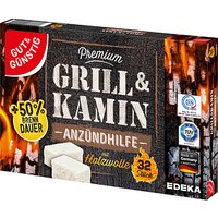 GUT&GÜNSTIG Kamin- & Grillanzünder Premium weiß 32 St. von GUT&GÜNSTIG