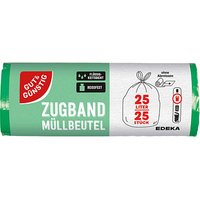 GUT&GÜNSTIG Müllbeutel 25,0 l grün, 25 St. von GUT&GÜNSTIG