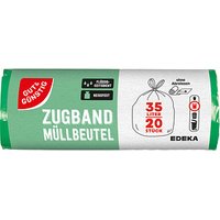 GUT&GÜNSTIG Müllbeutel 35,0 l grün, 20 St. von GUT&GÜNSTIG