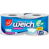 GUT&GÜNSTIG Toilettenpapier weich klassik 3-lagig, 2 Rollen von GUT&GÜNSTIG