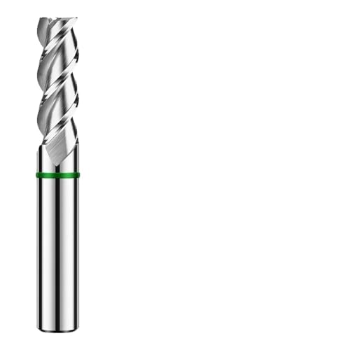 GUTUYEHKEA Schaftfräser TGH-HRC50 3-schneidiger Flachfräser aus Wolframstahl und Hartmetall for die Holzbearbeitung, for CNC-mechanisches Aluminium-Schneidwerkzeug, 1–20 mm(14x50x150L) von GUTUYEHKEA