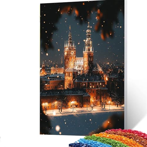 5d Diamond Painting Zubehör Stadt, DIY Set Erwachsene Full Dril Landschaft Diamant Painting Bilder,Malen Nach Zahlen 100x135cm Bastelset Kinder Ab 6 Jahre Crystal art leinwand zum Bemalen 0/5738 von GUUOYUAL