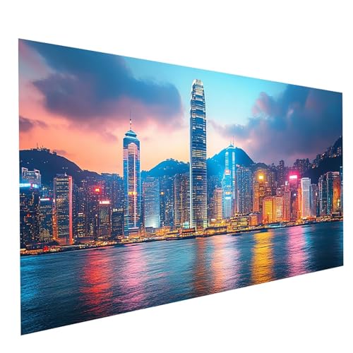 Diamond Painting Erwachsene Stadt 5D DIY Set Malen Nach Zahlen Erwachsene mit Strasssteine 80 x 160 cm Diamant Painting Bilder Nachtansicht, Diamond Leinwand Bilder Stickerei Embroidery Kit GYL2455 Diamond Painting Erwachsene Stadt 5D DIY Set Malen Nach Zahlen Erwachsene mit Strasssteine 80 x 160 cm Diamant Painting Bilder Nachtansicht, Diamond Leinwand Bilder Stickerei Embroidery Kit GYL2455 von GUUOYUAL