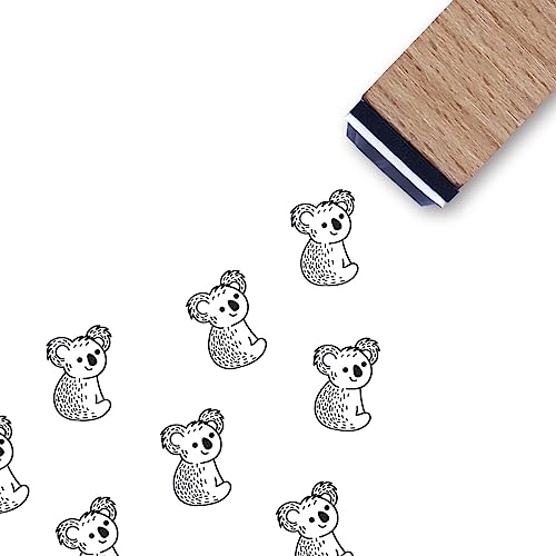 Koala Gummistempel, 1,9 cm kleiner Mini-Stempel für Scrapbooking, Kartenherstellung, Planer von GUVSPTI