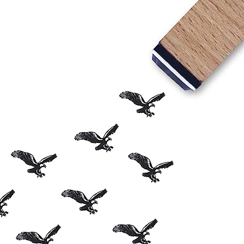 Weißkopfseeadler Gummistempel, 1,9 cm kleiner Mini-Stempel für Scrapbooking, Kartenherstellung, Planer von GUVSPTI